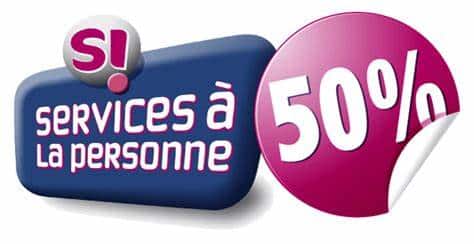 services à la persone crédit d'impot de 50%